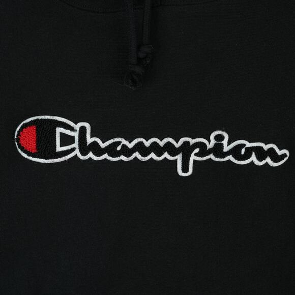 Champion Hoodie Womens L Black Reverse Weave Athletic‎ Heavyweight Sweatshirt - Picture 3 of 8